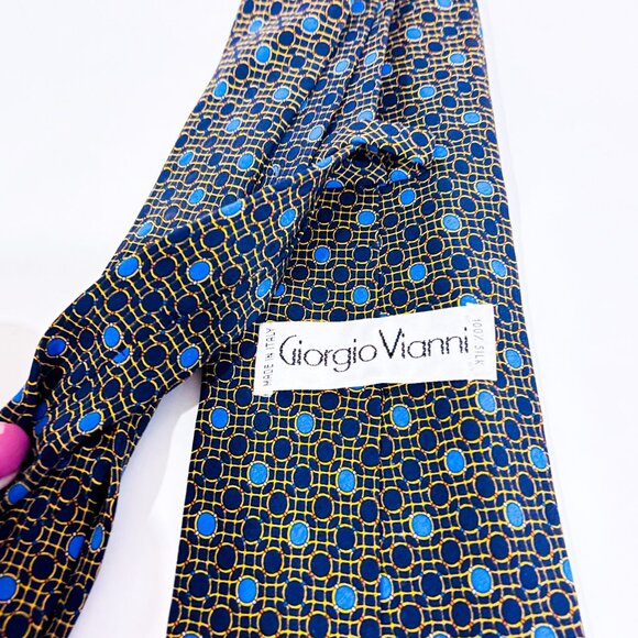 GIANNI FILACCI Blue polka dot tie | Timeless formal essential * - Picture 2 of 4